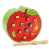 Blocks Magnet Strawberry Catms Worms Risble dla dzieci magnetyczny catng caterpillar Montessori Educational Toys Baby prezentvaiduryb