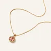 Lyxmärke smycken örhängen franska valentiner brev v stora diamantörhängen ljus mångsidig härlig kvinnors halsband