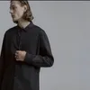 Mäns casual skjortor 2024 Anpassad stor storlek original designers stiltröja trend Löst passande långärmad mångsidig