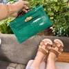 حقيبة مصممة 10S 22 سم حقيبة حقيقية صريحة Niloticus Crocodile Bag Bresh Prester Luxury Hand Handbag Conterming Wax Stitching