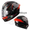 Casco moto integrale aperto Agv Ks casco integrale quattro stagioni uomo e donna ciclismo moto copertura integrale casco da corsa antiappannamento conducente leggero 0URM