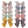 New Children Cute Bow Ribbon Hairpin Hair Clip Kids Floral Barrettes Baby Girls Decoration Hair Accessories