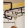 Kitchen Storage Wine Glass Holder - Stemware Rack Under Cabinet 304 Stainless Steel Hanger Shelf Hanging