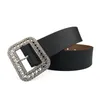 Riemen Damesriem met strass Goud en zilver Dunne gesp met diamantuitsparing Mode Luxe jeansaccessoires Retro gotische stijl