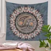 Tapisseries Squelette Fleur Lticolor Tapisserie Bohème Tenture Murale Psychédélique Chambre Fond Dortoir Chambre Clothvaiduryd