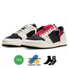 Jump Man 1 Låg basketskor Mens Jumpman 1s Big Size Us 13 Panda Lows segla svart Phantom Og Golf Olive Reverse Mocha Elephant Yellow Fragment J1 Zion Voodoo Sneakers