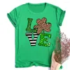 Camisetas para mujer, camiseta irlandesa de la suerte, camiseta para mujer del Día de San Patricio, camiseta divertida de la suerte de San Patricio, camiseta feliz