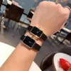 Armbandsur lyxklocka för kvinnliga tillbehör damer kvarts analog med mode rem lady klänning klocka gåva