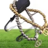 Bracelets de bijoux en bracelets Ligne LETTER LETTER PENDANT 18K GOL Silver Luxury Charm de créateur Accessoires Femmes en acier inoxydable9837097