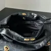 MONACO Femmes Mode Chaîne en métal Sac à main Satchel Sacs Miroir Qualité Hommes Luxe Cross Body Messenger Portefeuilles Véritable Rabat en cuir Lady Épaule Sac enveloppe noire