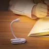 مصباح Light Lights Book Mini القراءة المحمولة مقطع شحن USB مع حامل وسفر إلى المنزل في الهواء الطلق Housewarming