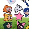 Anime charms wholesale childhood memories sailor moon cartoon charms shoe accessories pvc decoration buckle soft rubber charms fast ship2556891