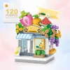 Blocs City Street View Mini blocs de construction bricolage animalerie café magasin de fruits Puzzle jouets cadeaux de vacances ornements pour la maisonvaiduryb