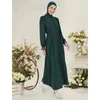 Vêtements ethniques Turquie Arabe Abayas pour 2024 Femmes musulmanes Dentelle Vintage Hijab Manches longues Maxi Robe Dubaï Kaftan Robe de soirée Femme Robes