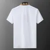 Moda Mens Camisetas Designers Camisetas Tees Vestuário Tops Homem Casual Simples Cores Sólidas Camisa Luxurys Roupas Polos Manga Roupas Tees Asiático M-3XL