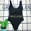 24SS Designer Vercaces Bikini Versages Nieuw Badpak Dames Fanjia Solid Sexy Open Rug Eendelig damesbadpak