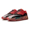 2024 Designer 700 V2 Sneakers Runner Shoes Men نساء صلبة رمادية رمادية Azael Alvah تتلاشى الملح الكربون التناظرية HI-REN RED RED Blue Static Inertia Runners في الهواء الطلق