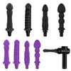 Accessoires de pistolet de Massage tête de sexe têtes en Silicone pour pistolet de Massage de Fascia vibrateurs à Percussion pour homme femme 240117