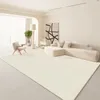 Tappeto da soggiorno minimalista in tinta unita Tappeto camera da letto beige antiscivolo Wabisabi Alfombra Luxury Tapete Tapis Salon 240117