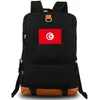 Tunesien-Rucksack, TUN-Tagesrucksack mit Landesflagge, Tunisienne-Schultasche, Rucksack mit Nationalbanner-Aufdruck, Freizeit-Schultasche, Laptop-Tagesrucksack