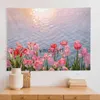 Tapisseries River Tapestry Wall Decor Shimmering Sea Surface Landskap Semester sovrum dekoration sängkläder rum dekorativvaiduryd