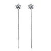 Boucles d'oreilles en argent Sterling 925 Moissanite pour femmes, 2ct D clair VVS1 diamant avec clous GRA, cadeau, bijoux fins