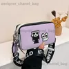 Shoulder Bags Trendy Funny Camera Bag Women's Bag 2023 New Fashion Contrast Color Wide Shoulder Strap Single Shoulder Bag Crossbody Bag T240116