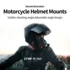 Kasklar Telesin Motosiklet Kask Montaj Kayışı Gopro Kahraman için Katlanabilir Braket 11 10 9 8 DJI Action 2 Insta360 Kamera Parçaları Bisiklet Çekimi