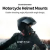 Caschi TELESIN Casco da motociclista Cinghia di montaggio Staffa pieghevole per GoPro Hero 11 10 9 8 DJI Action 2 Insta360 Parti della fotocamera Ciclismo Riprese