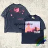 T-shirts hommes 2024ss Pink Planet Retro T-shirt Hommes Femmes Vintage Lavé Top T-shirts T-shirtephemeralewephemeralew