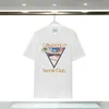 CASA TSHIRT MENS DESIGNER TSHIRTS WOMENS CASA BLANCA LUXURY SHIRTトップファッションCASA BLANC TEE