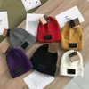 Modedesigner-Mützen, Beanie, Thermo-Strickmützen, lässige Straßenmützen aus Baumwollmischung für Männer und Frauen, Herbst- und Winterkleidung