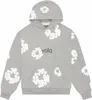 Men's Hoodies Sweatshirts American Gothic Large Pattern Flower Print Oversized Hoodie Men's Y2K Street Hip-Hop Harajuku Loose Pullover Sweatshirt Womenyolq