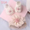 Akcesoria do włosów 1 Zestaw świąteczny prezent słodkie kwiaty Baby Girls Pałobopaspsaks Socks Cartoon Animal Bow Born Band Kide Nekury