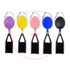 Smoking Colorful Lighter Leather Leash Portable Key Chain Telescoping Extend Oversleeve Protect Sleeves Pocket Belt Clip Tobacco Cigarette Handpipes Holder DHL