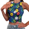 Women's Tanks Polynesian Tribal Pohnpei Totem Tattoo Prints Sexy Fashion Casual Sleeveless Tank Top Summer Outwear Knit Crop S-2XL