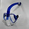 Acessórios de mergulho Máscara tubular facial completa para mergulho com snorkel adulto equipado com novo sistema de topo seco 240118