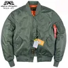 Dikker in de winter Nieuwe alpha Winter Heren/Dames Verdikte Flight Pilot Jacket MA1 Aviator Baseball Luchtmachtjassen Tactische Militaire Cargo Leger Winddichte Jas