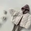 Jaquetas 2023 inverno novo infantil de manga longa e grossa casaco quente recém -nascido bebê algodão confortável casaco acolchoado da moda garoto menino roupas de menina h240508