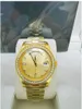 Orologio da uomo in oro giallo 18 carati con zaffiro GD 228238 datejust daydate 40mm Orologio asiatico Janpanese meccanico automatico montre de luxe Orologi Jubille Band Wrsitwatches