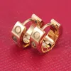 Orecchini designer gioielli oro rosa sier sier inossidabile diamanti in acciaio femminile stallone di alta qualità per matrimoni con scatola di qualità originale