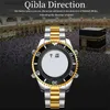 その他の時計Skmei Muslim Mens Sport ES LED Waterfroof Alalarm Clock Fashion Digital Digital Wrist Qibla Direction Reminder Q240118