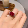 Anéis de banda KQDANCE Criado Citrino esmeralda Ruby Gemstones diamante RWith grande verde vermelho amarelo zircão pedra jóias para mulher atacado J240118