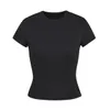 Damen T-Shirt Damen T-Shirts Skims Top T-Shirt Kurzarm Stretch Slim Round Neck Base Drop Delivery Bekleidung Damenbekleidung Wom Dherx