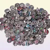 100pcslot entier 12mm 18mm bouton pression bijoux pour bracelet pression mixte strass métal charmes bricolage boutons pression bijoux 2103234120673