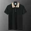 Designer Polo Shirt Summer Hommes Polo T-shirt Designers de luxe pour hommes Tops Lettre Polos Broderie T-shirts Vêtements à manches courtes Loisirs et coton à la mode Tees