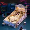 3D Bulmaca Robotime Rokr Pinball Machine 3D Ahşap Bulmaca Oyuncak Montaj Modeli Çocuklar İçin Bina Kitleri Çocuk Doğum Günü Hediyesi231223