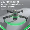 Drone profissional F166 HD, câmera dupla HD, quatro lados, prevenção de obstáculos, drone com controle remoto, quadricóptero dobrável, UAV para presente de brinquedo