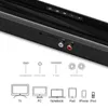 Haut-parleurs d'étagère 40w Tv Stick Haut-parleurs de barre de son portables sans fil Bluetooth Système de son de cinéma maison stéréo avec Tf Fm Radio Co