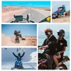 Caschi TELESIN Casco da motociclista Cinghia di montaggio Staffa pieghevole per GoPro Hero 11 10 9 8 DJI Action 2 Insta360 Parti della fotocamera Ciclismo Riprese